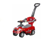 Lean Toys Spielzeugauto-Coupé mit Musiklenkrad rot