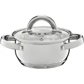 Ambition Topf mit Deckel aus Edelstahl 1,1 l Berry