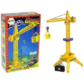 Lean Toys Ferngesteuerter Kran mit batteriebetriebener Fernbedienung, beweglicher Arm 60 cm