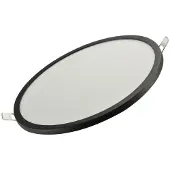 Azzardo AZ4163 Deckenleuchte SLIM 22 RUND 3000K IP44 schwarz