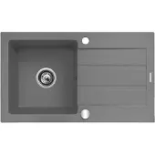 Big Buy Cooking Fregadero de Un Seno Waschbecken 76 x 44 cm Gris