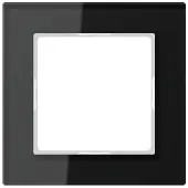 JUNG Glasrahmen 1-fach sw AC 581 GL SW AC581GLSW