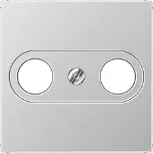 JUNG A 561 PLTV AL Abdeckung für Antennendose A500 A Creation aluminium