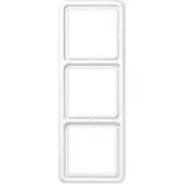 JUNG CD583WW Rahmen 3fach, CD 500, IP 44, Duroplast, alpinweiß, senkrechte und waagerechte Montage CD 583 WW