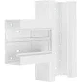 Hager BR6513089016 T-Stück aus Grundprofil zu BR 68x130mm Oberteil 80mm in verkehrsweiß