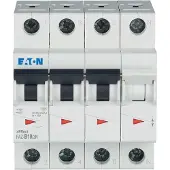Eaton 278945 Leitungsschutzschalter, 10 A, 3p+N, Charakteristik: B FAZ-B10/3N