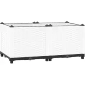 vidaXL Hochbeet 80x40x38 cm Polypropylen