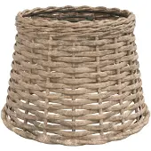 vidaXL Lampenschirm Braun Ø25x17 cm Korbweide