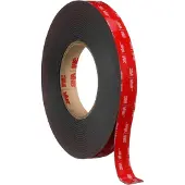 3M VHB Klebeband 5925F, Schwarz, 25 mm x 33 m, 0,6 mm
