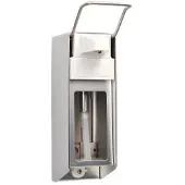 Medi-Inn Wandspender Aluminium, Kurzarmhebel, mit Verschlussblende, für 500 ml Euroflaschen 10 St