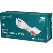 Medi-Inn PRO Clinic Perfect White Nitril-Einmalhandschuhe 200 St