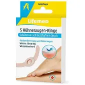Lifemed 5 Hühneraugen-Ringe 6,5 cm x 1 120 St