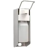 Medi-Inn Wandspender Aluminium, mit kurzem Armhebel, inkl. Leerflasche 500 ml 1 St