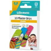 Lifemed Pflaster-Strips 6 cm x 1,7 farbig 'Autos' 120 St