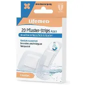 Lifemed Pflaster-Strips transparent 'Aqua' 2 Größen 120 St