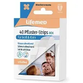 Lifemed Pflaster-Strips Box halbtransparent 48 St