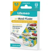 Lifemed Wund-Pflaster 0,5 m x 6 cm farbig Autos 120 St