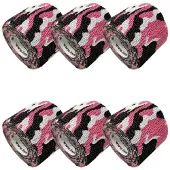 LisaCare Fixierpflaster 5cm - Camouflage Rosa 6 St Bandage(s)