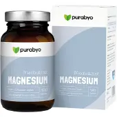 Purabyo Magnesium natürlich aus Meerwasser | Aquamin Marken-Rohstoff Irland im Glas vegan 120 St Kapseln
