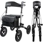 LÖSCH REHA Rollator Tabas Mobility Air Silber (Luftbereift) 1 St