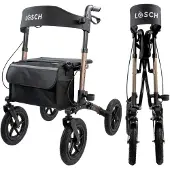 LÖSCH REHA Rollator Tabas Mobility Air Champagner (Luftbereift) 1 St