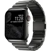 Nomad Magnetisches Stahlgliederarmband für Apple Watch | 44/45/46/49 mm - Graphite