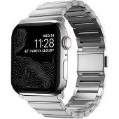 Nomad Magnetisches Stahlgliederarmband für Apple Watch | 44/45/46/49 mm - Silver