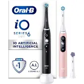 Oral-B 80375669, Erwachsener, Rotierende-vibrierende Zahnbürste, Tägliche Pflege, Tiefenreinigung, Zahnfleischpflege, Sensibel, Whitening, Schwarz, Pink, 2 min, Schwarz, Pink