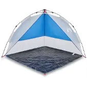 vidaXL Strandzelt Azurblau Quick Release Wasserdicht