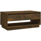vidaXL Couchtisch Räuchereiche 102,5x55x44 cm Holzwerkstoff