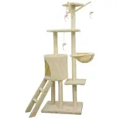 Big Buy Cooking Jipsy Katzenkratzbaum 79 x 34 x 138 cm Beige