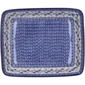 Bunzlau Castle Auflaufform Rechteckig Indigo (25 x 32 cm)