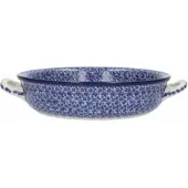 Bunzlau Castle Auflaufform Rund Indigo (Ø 26 cm)