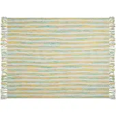 Beliani Lumarko Decke 130 x 170 cm gelbgrün NUWAR.