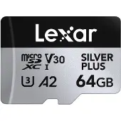 Lexar microSDXC Silver Plus UHS-I 64GB V30