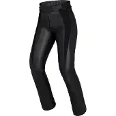 IXS IXSAberdeenDamenSchwarzeLederMotorradhose Größe 38