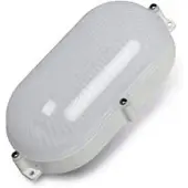 EDM Oval 9w 810 Lumens Wandleuchte Weiß Weiß One Size