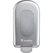 Varta 57914 101 111, Drinnen, AC, Kabelloses Aufladen, Silber