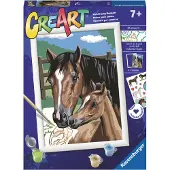 Ravensburger Creart Painting bei Number - Dollen mit Fohlen