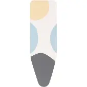 Brabantia 131585, Bügelbrettabdeckung, Baumwolle, Mehrfarbig, Abbildung, Rechteckig, 450 mm