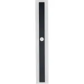 Beliani Außenwandleuchte LED Schwarz Metall 80 cm mit Bewegungsmelder Modern Rechteckig Beleuchtung für Außen Draußen Terrasse Balkon Ausstattung