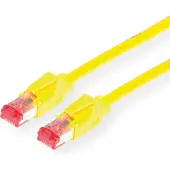 Secomp DÄTWYLER Patchkabel Cat.6 (Class E) S/FTP, CU 7702 flex LSOH, Hirose TM21, gelb, 15 m
