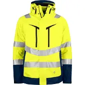 Projob Wind- und wasserdichter Parka 3-in-1 EN ISO 20471 Klasse 3/2