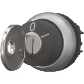 Eaton M22-WRS-MS2, Schlüsselschalter, Kunststoff, Schwarz, Titan, IP66, 29,7 mm, 29,7 mm