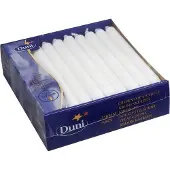 Duni Kronelys Duni, 9 timer, hvid, 25 cm, pakke a 30 stk.
