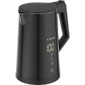AENO EK7S, 1,7 l, 2200 W, Schwarz, Stahl, Regelbare Temperatur, Überhitzungsschutz