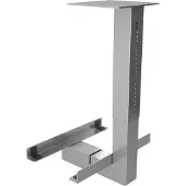 Hjh OFFICE PRO RCPU S | PC-Halter universal - Schreibtisch – Zubehör Silber