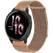 IMoshion Magnetisches Milanaise Armband - Universelle 22 mm Anschluss - Größe S - Rosé gold