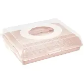 Keeeper Kuchenhaube/Partybutler marco, PP, nordic-pink Deckel mit Verschluss, ergonomischer Griff