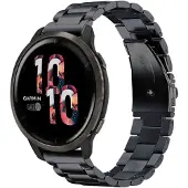IMoshion Edelstahlarmband - Universelle 22 mm Anschluss - Schwarz